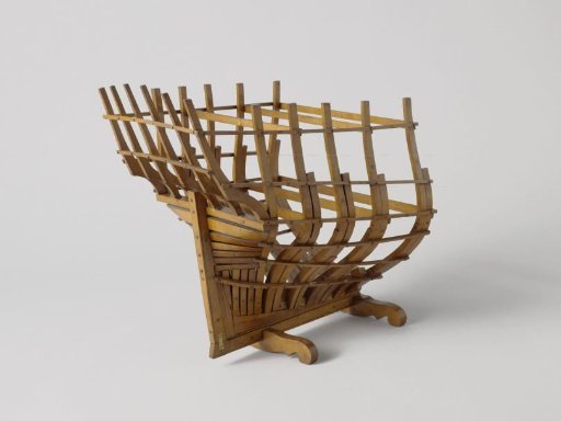 Model of the Stern of a Ship in Frames