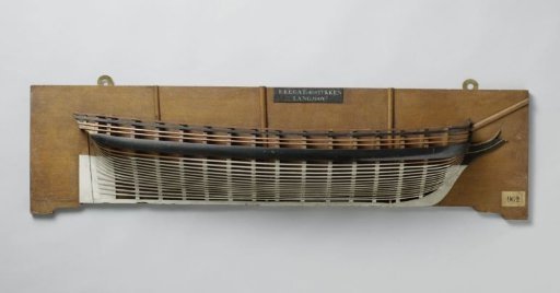 Half Model of a 40-Gun Frigate