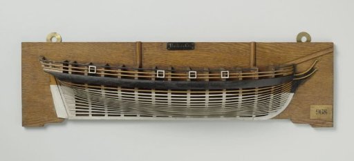 Half Model of an 8-Gun Brig