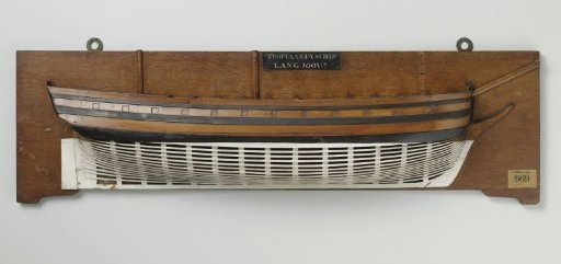 Half Model of a Merchantman