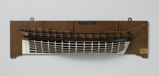 Half Model of an East Indiaman