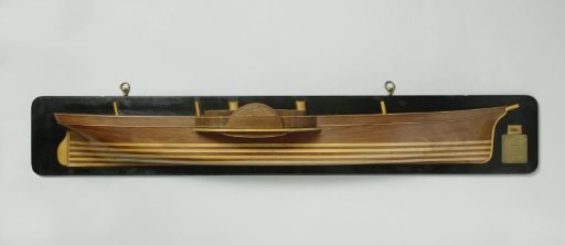 Half Model of a Paddle Steamer
