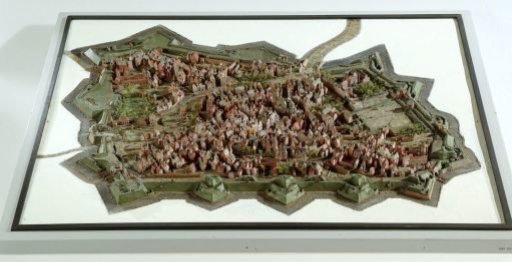 Relief map of the city of Breda