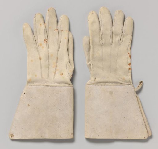 Pair of gloves belonging to the equipment of a sapper of the 1st Division of the North Holland Civic Guard