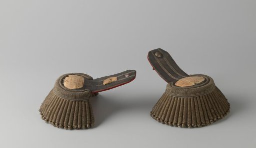 Epaulette of Otto Willem Falck, in 1830/32 Major Commandant Battalion Mobile Amsterdam Militia, marched out 29 October 1830.