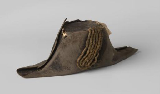 Bicorne Officer's Cap of the Royal Navy, 19th Century.