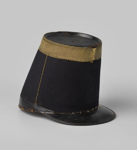 Officer's shako, infantry, M.1854