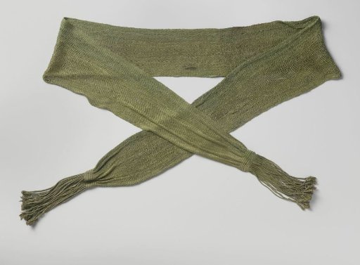 Sash Worn by a Belgian Officer, 'Taken' from Him in the War of 1830/32