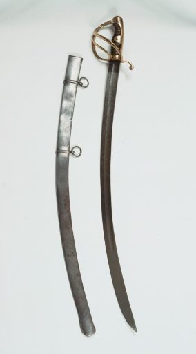 Officer's sabre of light cavalry, model no. 3, M.1814, with scabbard