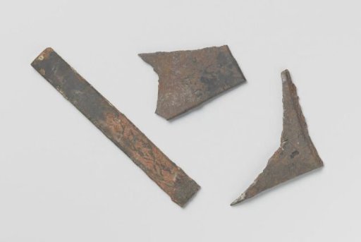Three pieces of iron
