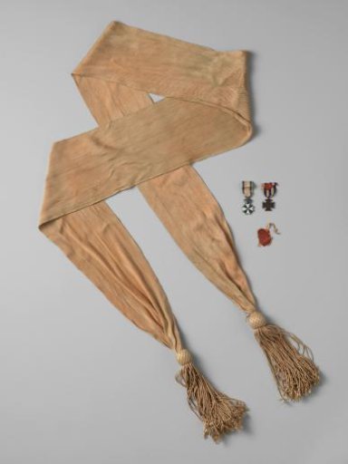Sash with the Military Order of William and the Cross of the Baron Chassé