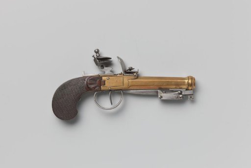 Pocket pistol with lock of General Baron Chassé