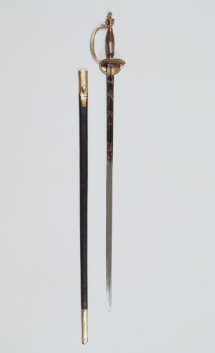 Sword with scabbard
