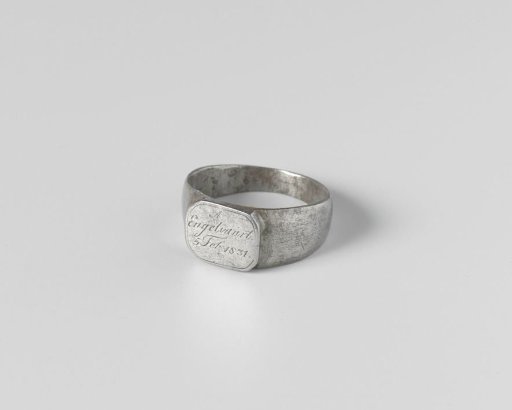 Iron ring from the gunboat No. 2 of J.C.J. van Speyk