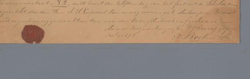 Explanation of the origin of the small chest made from the wood of the cannon boat No. 2 of J.C.J. van Speyk
