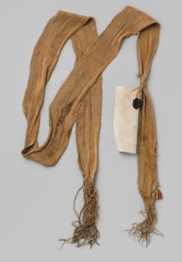 Sash worn by L.H. Paravicini di Capelle, 1st Lieutenant in the 9th Section of Infantry