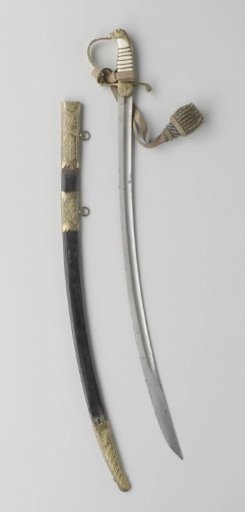 Officer's sabre with scabbard for the navy