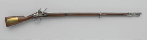 Flintlock musket with bayonet by J.C. Westerman