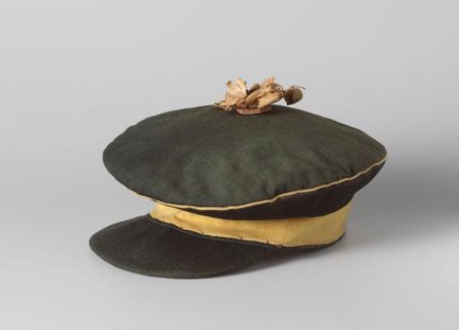 Quartermaster's Cap for a Volunteer Hunter of the 1st Battalion of the University of Leiden, Belonging to L.J.W. Beeckman