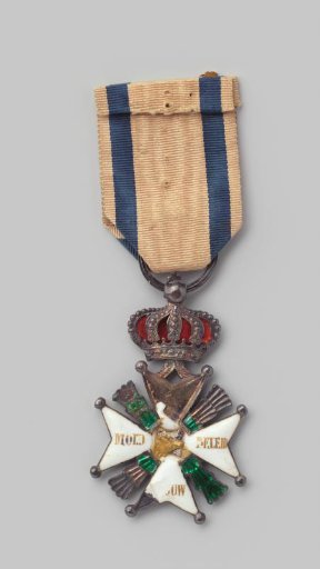 Knight's Cross of the Military William Order, 4th Class, on ribbon