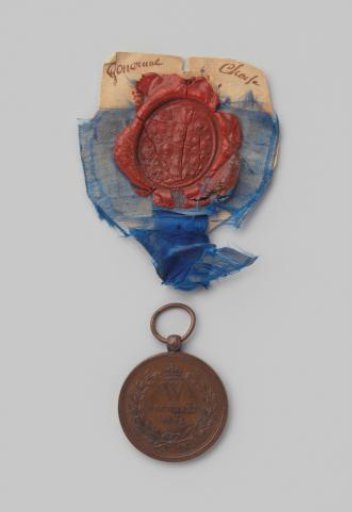 Citadel medal with wax seal