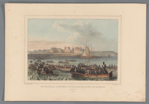 French capture the Flemish Head, 1832