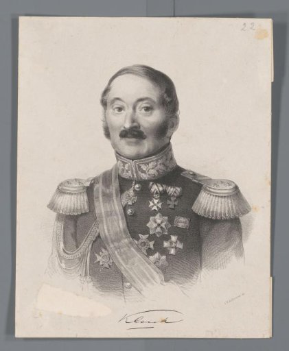 Portrait of Jhr. Rijnholt Antony Klerck