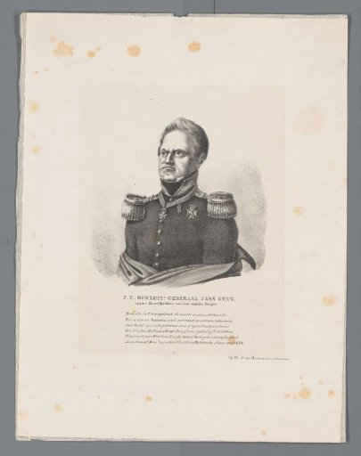 His Excellency Lieutenant-General J. van Geen, Commander-in-Chief of the Mobile Army