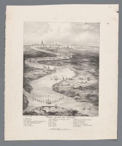Course of the Scheldt from Fort Bath to Antwerp, 1832