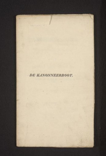 The Cannon Boat; Patriotic Romance