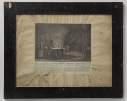 Casemate in the Castle of Antwerp occupied during the siege of 1832. By General Br. Chassé