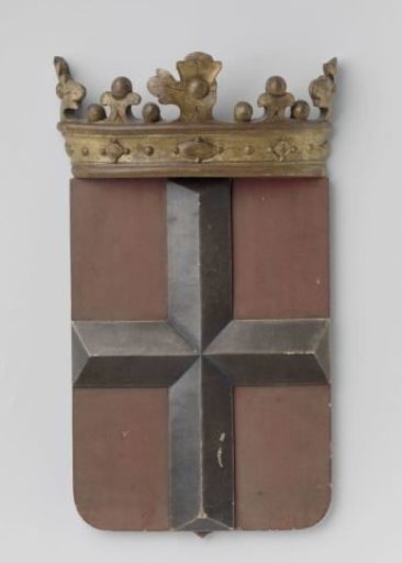 The first quarter of the coat of arms of Michiel Adriaenszoon de Ruyter