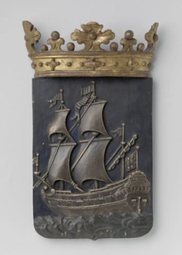 The third quarter of the coat of arms of Michiel Adriaenszoon de Ruyter
