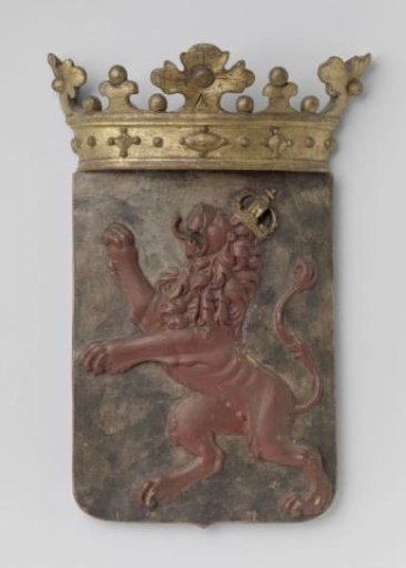 The heart shield of the coat of arms of Michiel Adriaenszoon de Ruyter