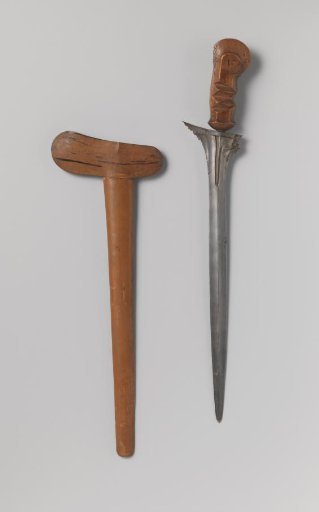 Kris with sheath captured on Lombok in 1894