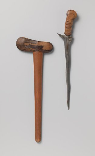 Kris with scabbard captured on Lombok in 1894