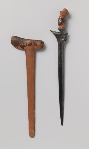 Kris with scabbard captured on Bali in 1894