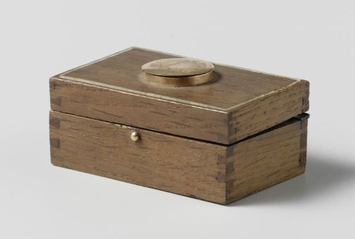 Oak Box with Memories of Jan van Speijk