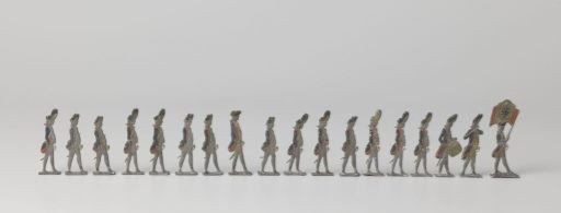 Tin Soldiers in Prussian Uniform from the Time of Frederick the Great