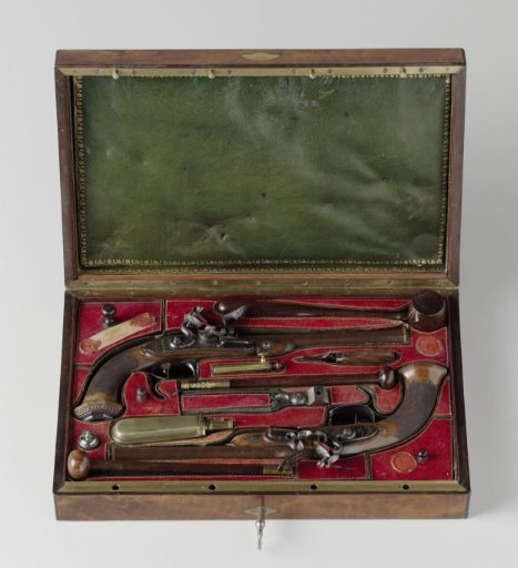 Case with Duelling Pistols