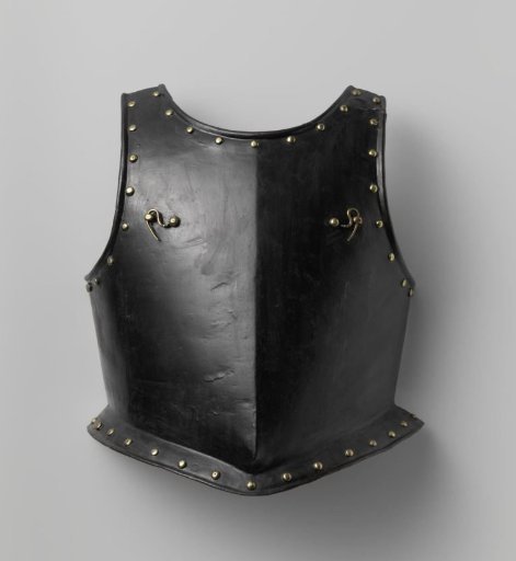 Breastplate of Blackened Cavalry Armor