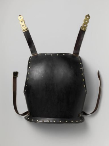 Backplate of Blackened Cavalry Armor