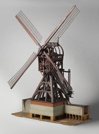 Model of an outside windmill from Vuren