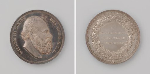 Commemorative medal for Mrs. J.M. van Gelder-Nijhoff for bequeathing her husband's medal collection to the Dutch state