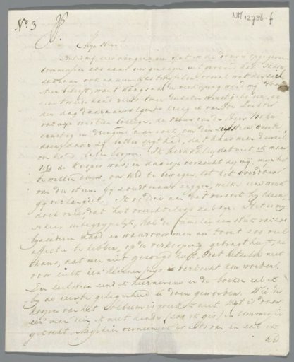 Letter from S. K. Sybrandi to J. Scheltema 21 June 1813