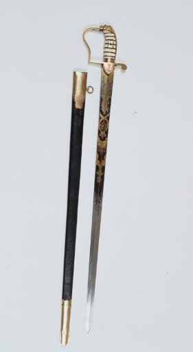 Sword of honour with scabbard of Vice-Admiral Th. F. van Capellen