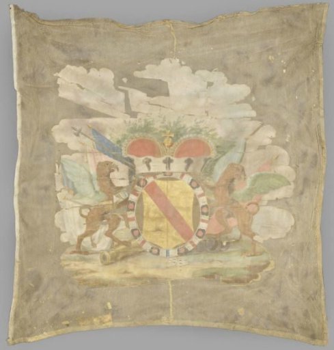 Colonel's flag of one of the Baden-Durlach regiments