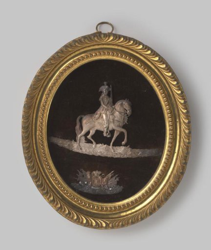 Bas-relief of William V on horseback