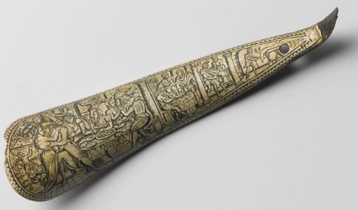 Shoe Spoon with the History of the Prodigal Son