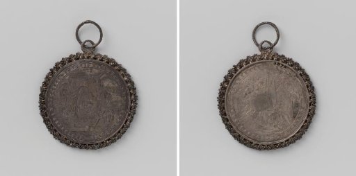Medal Depicting the Appearance of an Angel to Mary and the Adoration of Jesus